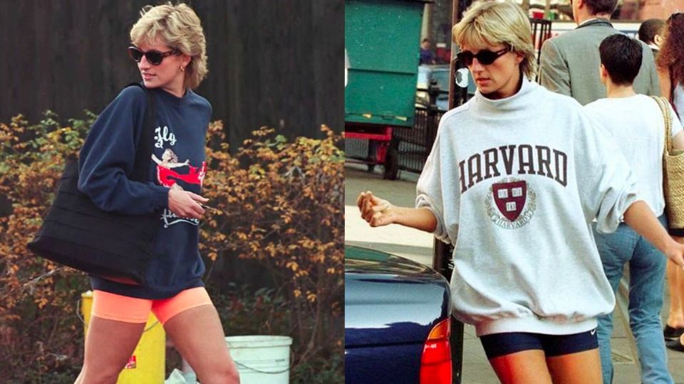 El significado detrás de la moda de la princesa Diana con sus sweatshirts