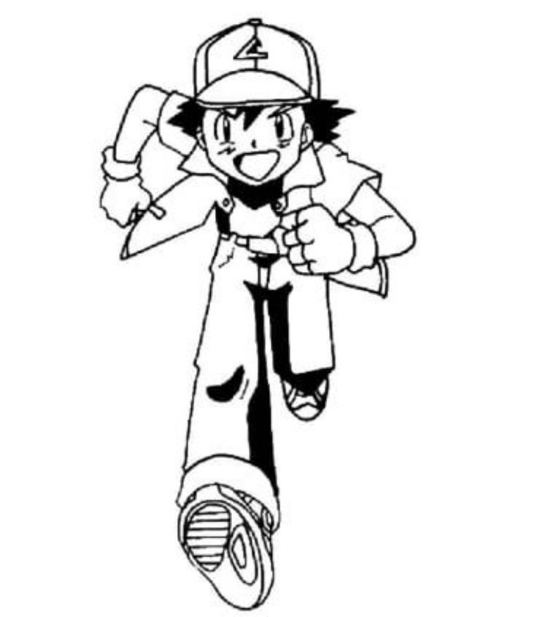 Dibujos de Pokémon: Ash Ketchum