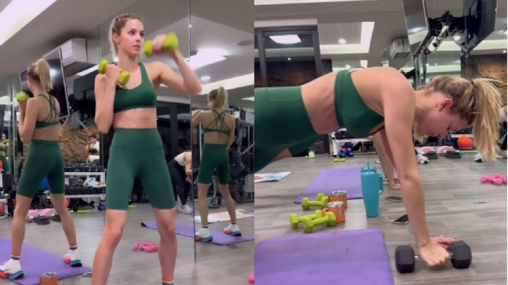 El ejercicio de Mariana Rodríguez perfecto para tonificar y fortalecer los brazos