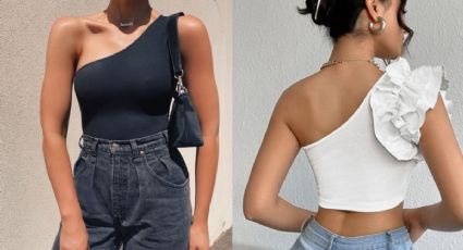 ¿Cómo combinar una blusa de un solo hombro? 5 outfits perfectos para lucir bonita