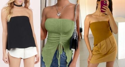 5 formas de combinar una blusa strapless y lucir a la moda